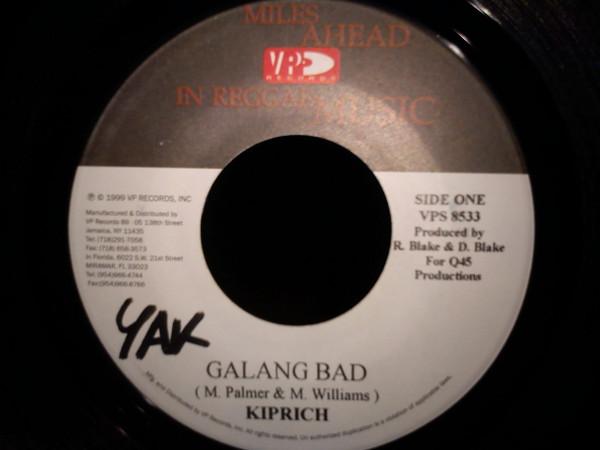 7inch Record KIPRICH - Galang Bad VPS8533 VP Records 1999 US Reggae, Ska & Dub Used
7inch Record KIPRICH - Galang Bad VPS8533 VP Records 1999 US Reggae, Ska & Dub Used