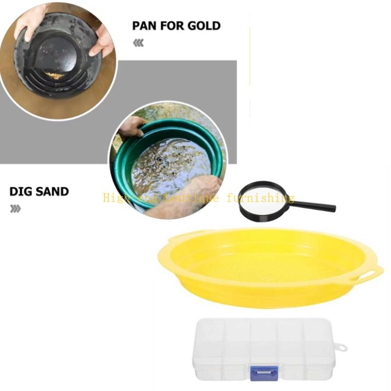 3Pcs Nonslip Nonslip Grip Sifting Pan Light Weight Gold Panning for Easy Handling China Mainland
3Pcs Nonslip Nonslip Grip Sifting Pan Light Weight Gold Panning for Easy Handling China Mainland