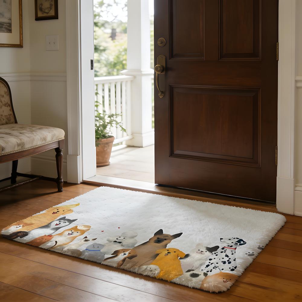 Floor Mat Soft Flannel Rug Non Slip Absorbent Mat for Bathroom Bedroom Home Decor Anime Cute Dachshund puppy 50x80cm
Floor Mat Soft Flannel Rug Non Slip Absorbent Mat for Bathroom Bedroom Home Decor Anime Cute Dachshund puppy 50x80cm
