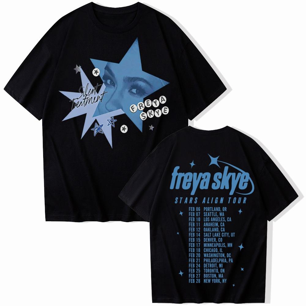 Freya-Skye Stars Align Tour 2026 T-shirt Man Woman Harajuku Short Sleeve O-neck Casual Shirt Gift pring/summer new Fashion to... S разноцветный
Freya-Skye Stars Align Tour 2026 T-shirt Man Woman Harajuku Short Sleeve O-neck Casual Shirt Gift pring/summer new Fashion to... S разноцветный