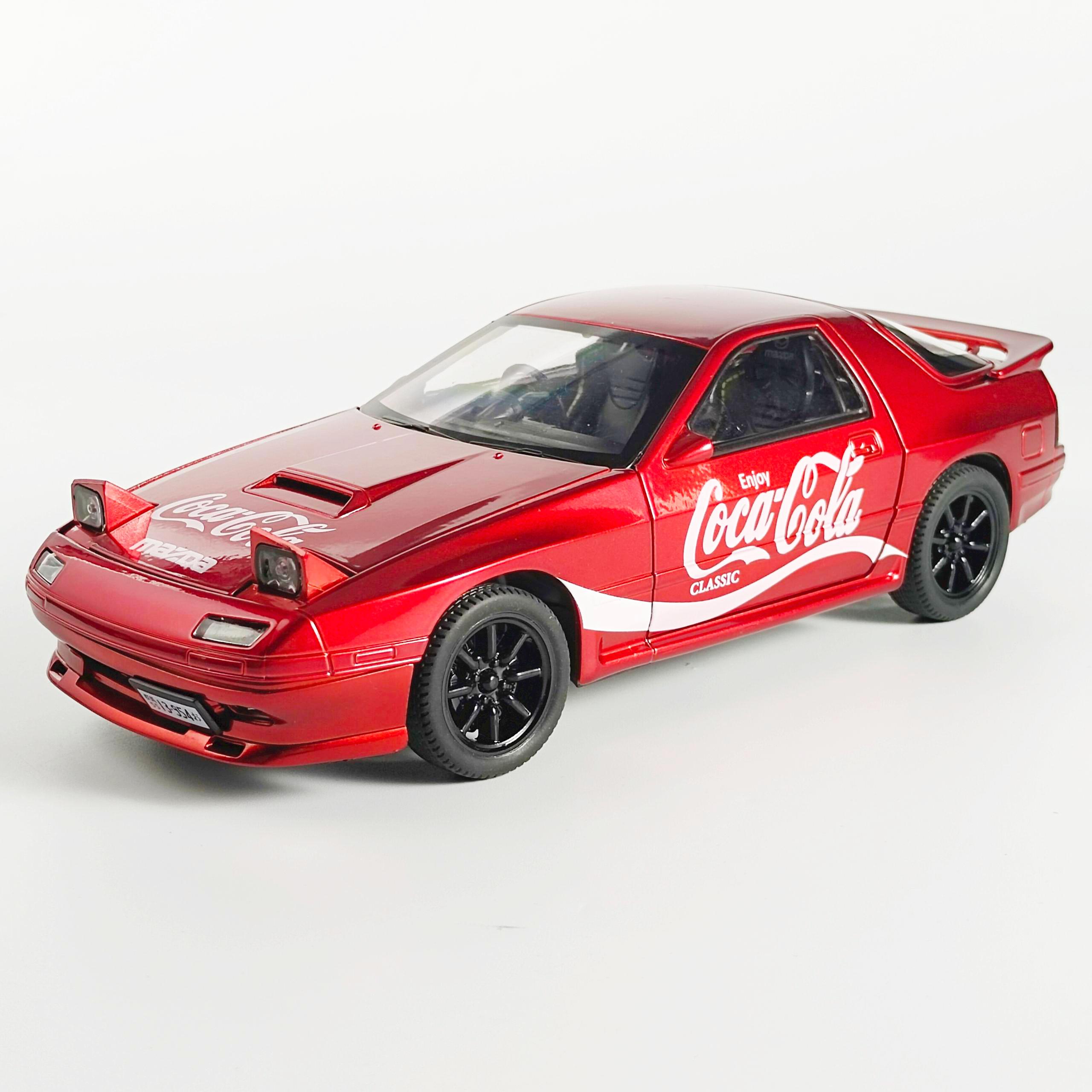 Coca Cola 1:24 BMW M3 E30 1988 Mazda RX7 Supercar Diecast Alloy Model Car Metal Mother Kids Mini GT Classic Ornament Present Boy
Coca Cola 1:24 BMW M3 E30 1988 Mazda RX7 Supercar Diecast Alloy Model Car Metal Mother Kids Mini GT Classic Ornament Present Boy
