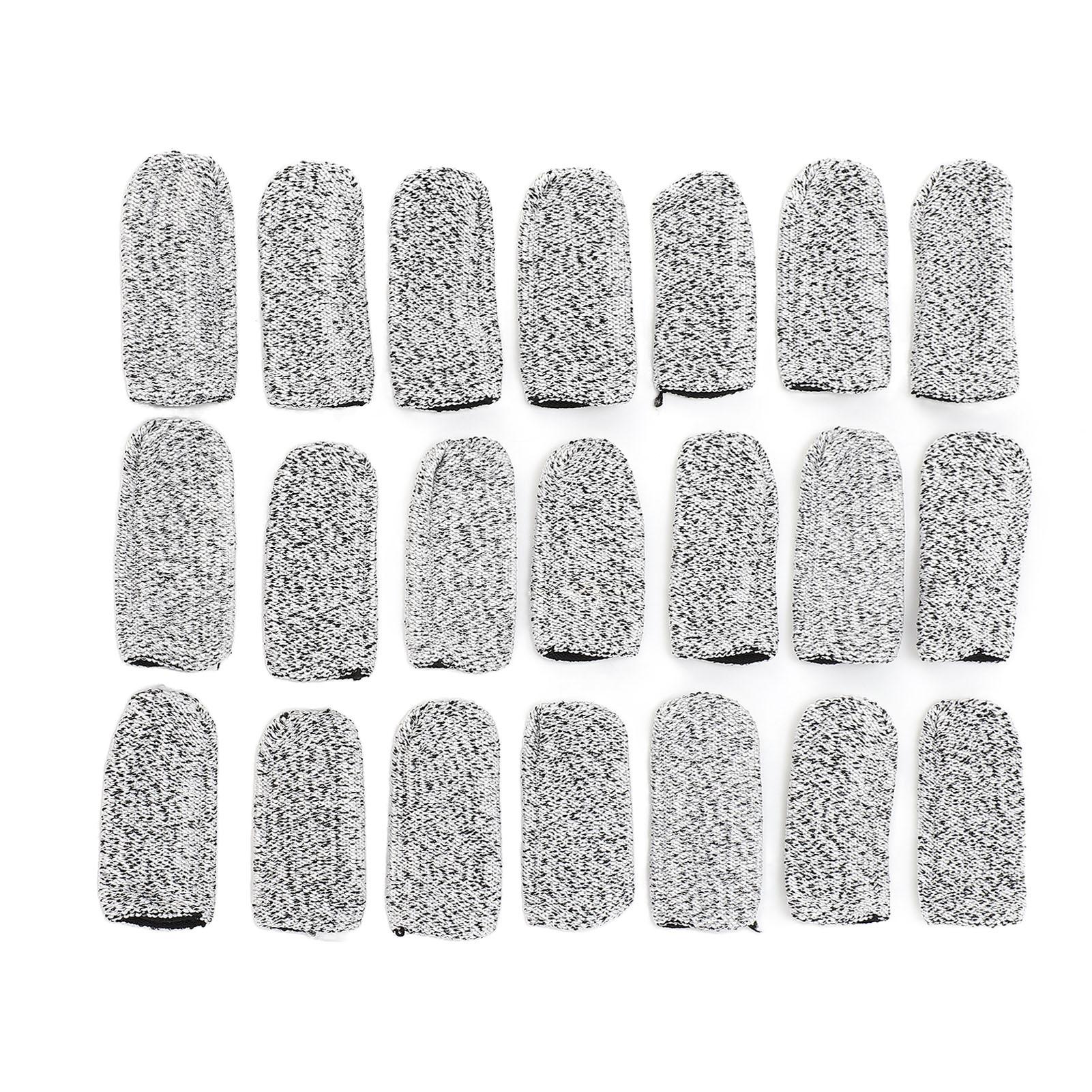 20 Pcs Cut Resistant Finger Cot HPPE Reusable Breathable Universal Finger Protector for Garden
20 Pcs Cut Resistant Finger Cot HPPE Reusable Breathable Universal Finger Protector for Garden