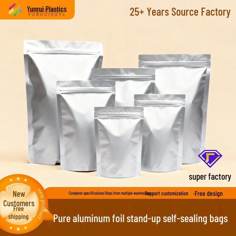 In Stock Light-blocking Aluminum Foil Zipper Lock Bag for Tea, Fish Bait & Food with Printing 9x13+3cm 20 silk double layer
In Stock Light-blocking Aluminum Foil Zipper Lock Bag for Tea, Fish Bait & Food with Printing 9x13+3cm 20 silk double layer