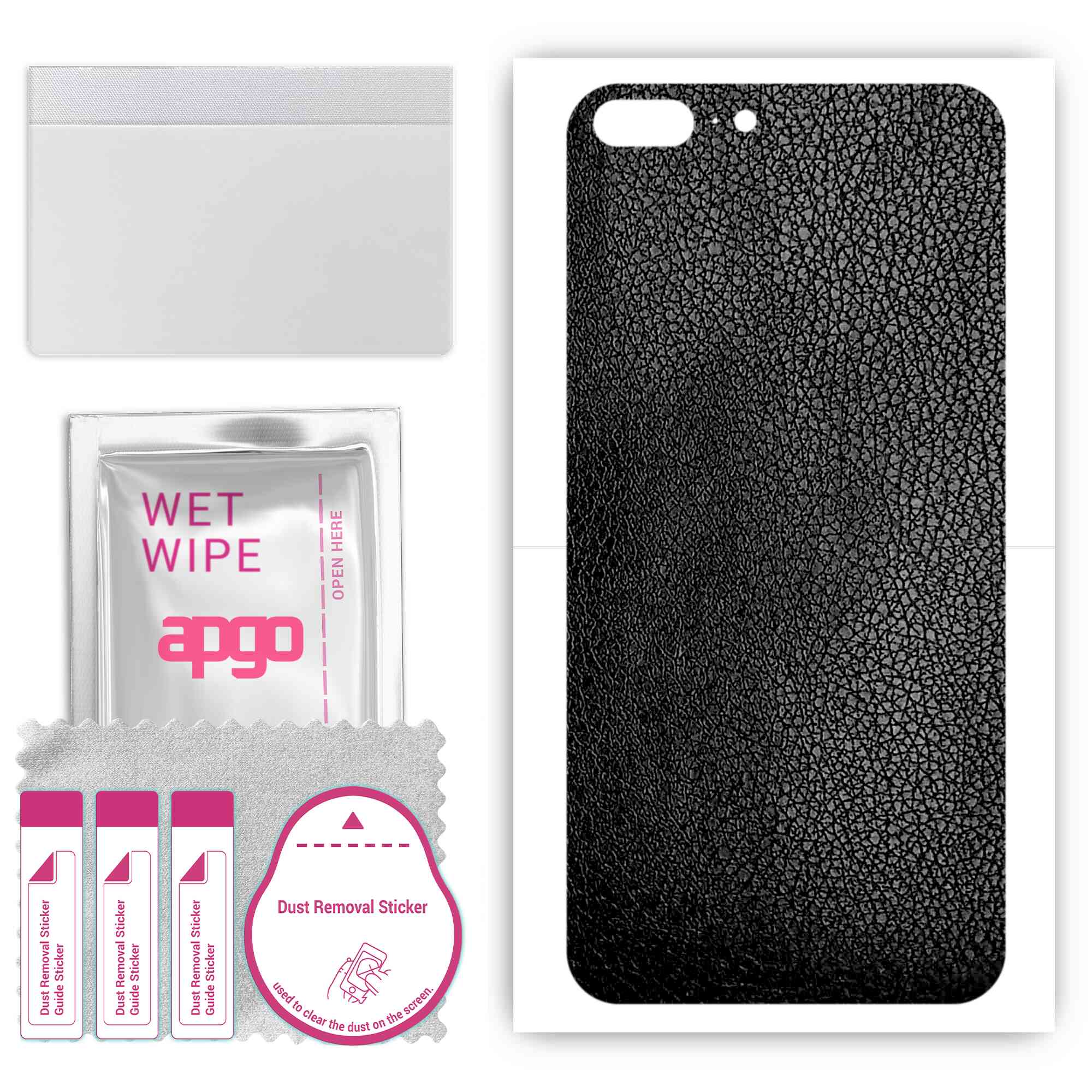 apgo Protective Skin Sticker for the back compatible with Kruger&Matz Live 5 Plus, Wrap Film, Foil, Vinyl - Pattern Black Leather
apgo Protective Skin Sticker for the back compatible with Kruger&Matz Live 5 Plus, Wrap Film, Foil, Vinyl - Pattern Black Leather