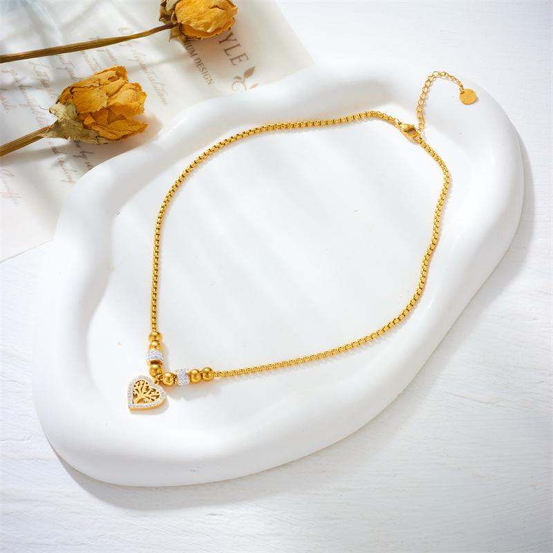 Gold Box Chain Necklace with Tree of Life Heart Pendant Zircon, Dainty Choker for Women Jewelry Gift золотой
Gold Box Chain Necklace with Tree of Life Heart Pendant Zircon, Dainty Choker for Women Jewelry Gift золотой