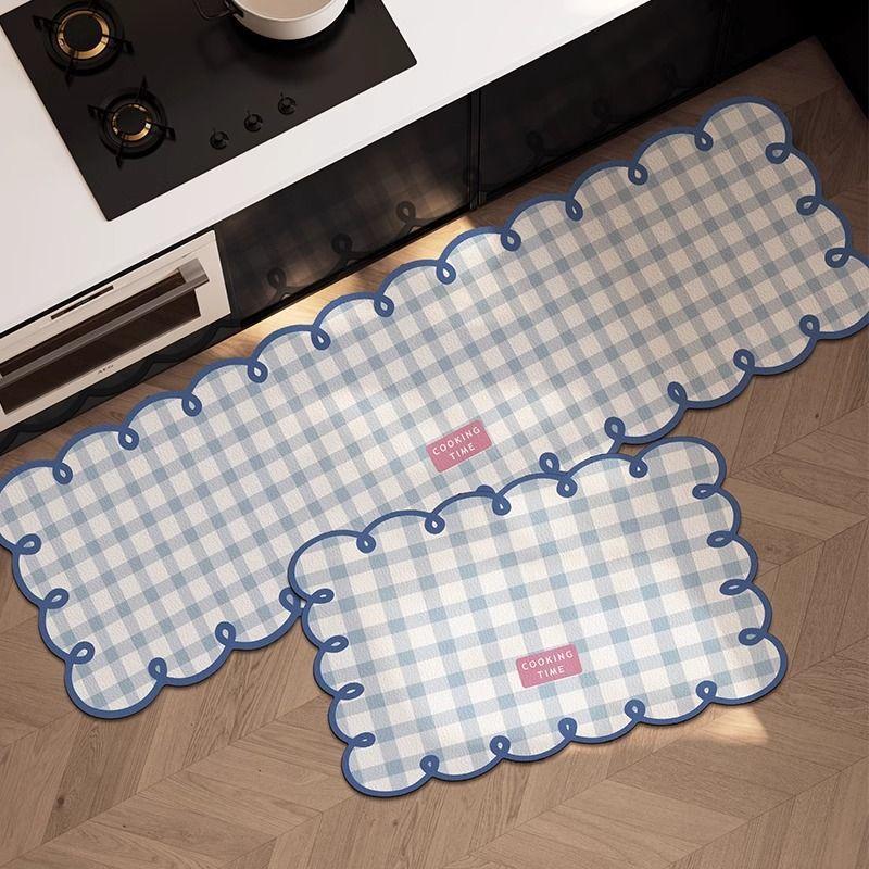 VIKAMA 1/2PC Simple Checkerboard Kitchen Special Dialgae Mud Absorbent Anti-Fouling Anti-Slip, Dirt-Resistant Carpet Home Decor 40x60cm 16x24inch
VIKAMA 1/2PC Simple Checkerboard Kitchen Special Dialgae Mud Absorbent Anti-Fouling Anti-Slip, Dirt-Resistant Carpet Home Decor 40x60cm 16x24inch