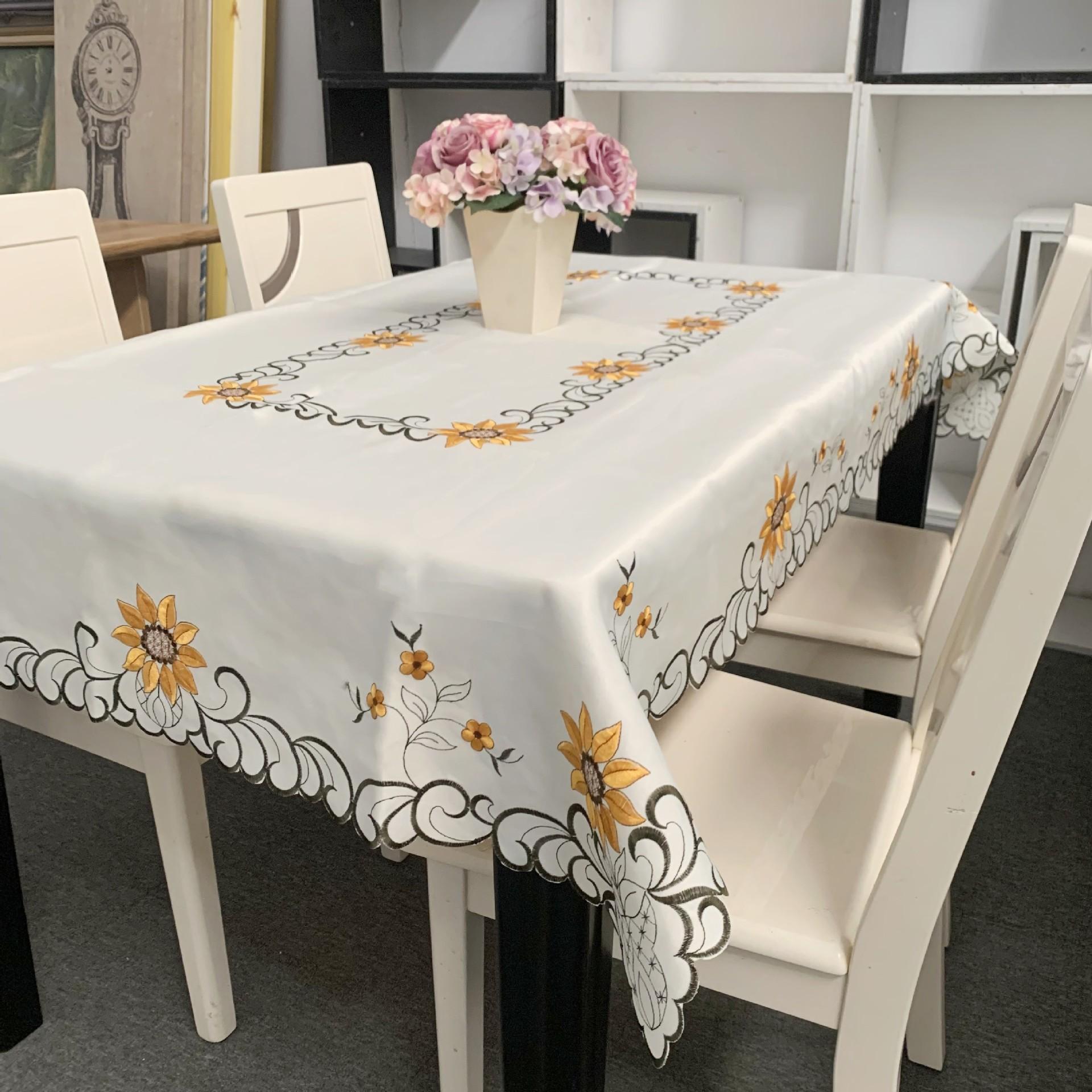 Nordic Simple Rectangular Household Tablecloth Polyester Embroidered Fabric Dining Table Mat Coffee Table Tablecloth 85x85
Nordic Simple Rectangular Household Tablecloth Polyester Embroidered Fabric Dining Table Mat Coffee Table Tablecloth 85x85