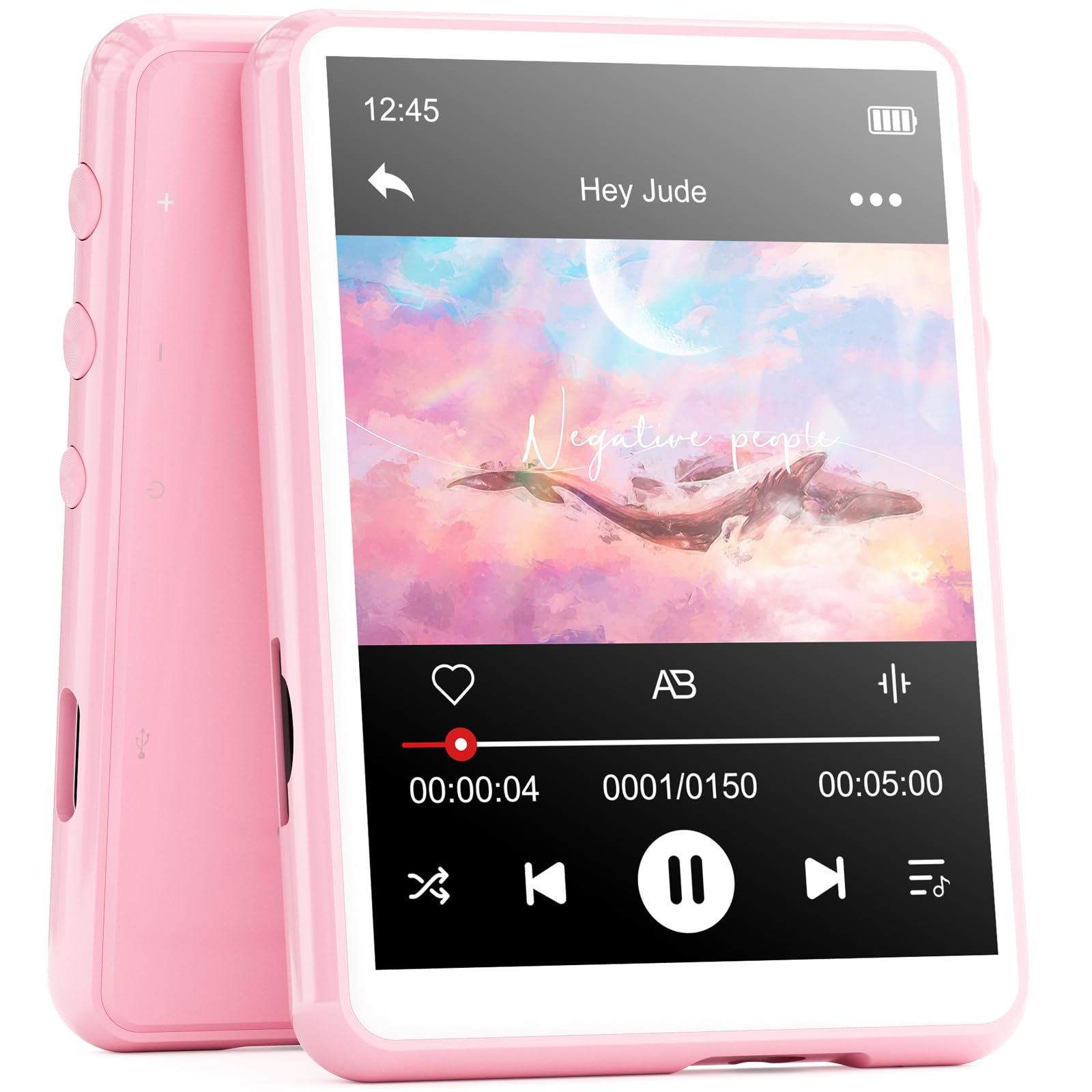 MECHEN 64GB MP3 Bluetooth Digital Audio Ultra Mini Music Expandable up to Touch Equipped with FM Photo TELEC Energy Easy to Japanese Instruction рожевий
MECHEN 64GB MP3 Bluetooth Digital Audio Ultra Mini Music Expandable up to Touch Equipped with FM Photo TELEC Energy Easy to Japanese Instruction рожевий