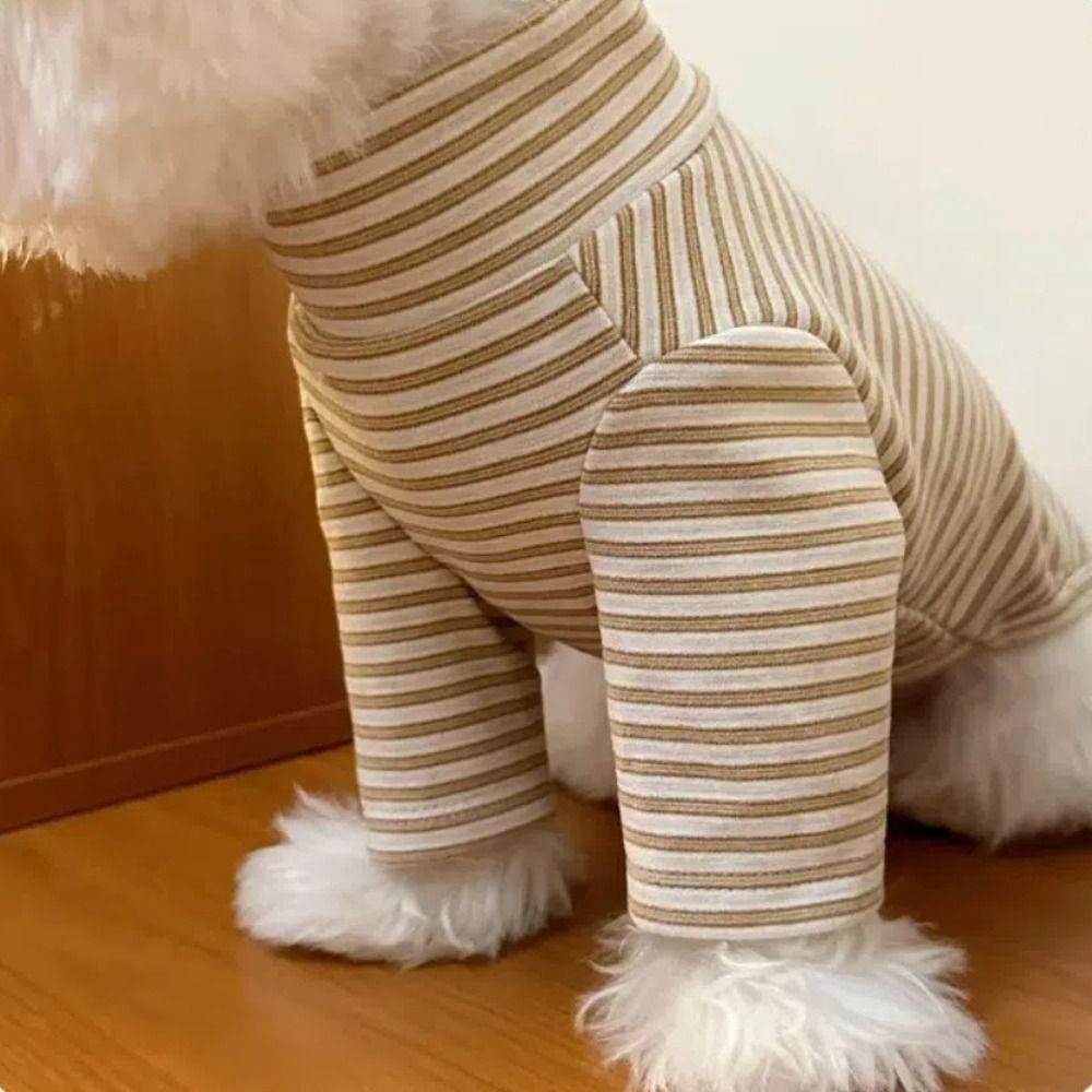 Two Legged Puppy Clothing Coffee Strips Cat Cotton Vest Cute Pet Dog Clothes Bulldog L коричневый
Two Legged Puppy Clothing Coffee Strips Cat Cotton Vest Cute Pet Dog Clothes Bulldog L коричневый