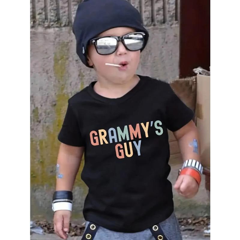 Boys Round Neck Short Sleeved T Shirt with English Print Grammy s Buy 98cm чёрный
Boys Round Neck Short Sleeved T Shirt with English Print Grammy s Buy 98cm чёрный