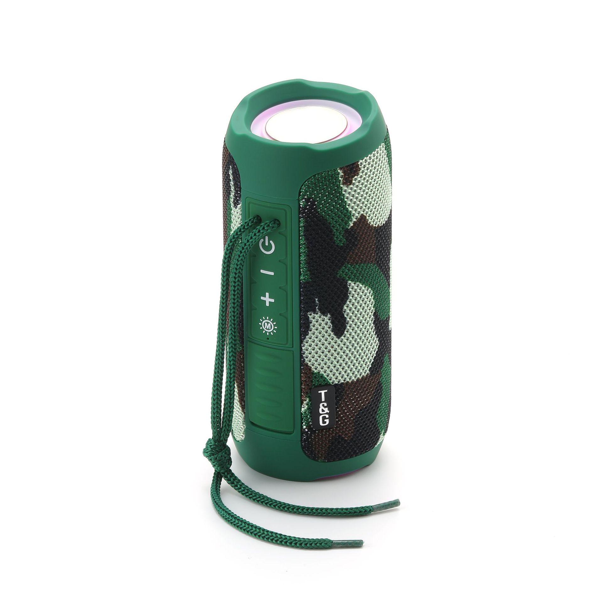 Водонепроницаемая портативная Bluetooth-колонка TG227 с тканевым дизайном и USB/Card сабвуфером зелёный
Водонепроницаемая портативная Bluetooth-колонка TG227 с тканевым дизайном и USB/Card сабвуфером зелёный