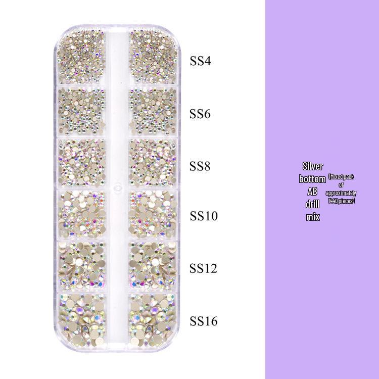Набор стеклянных страз для нейл-арта: 1440 Сияющих AB Переливающихся Белых Золотых Базовых Бриллиантов, 12 Смешанных Ячеек
Набор стеклянных страз для нейл-арта: 1440 Сияющих AB Переливающихся Белых Золотых Базовых Бриллиантов, 12 Смешанных Ячеек
