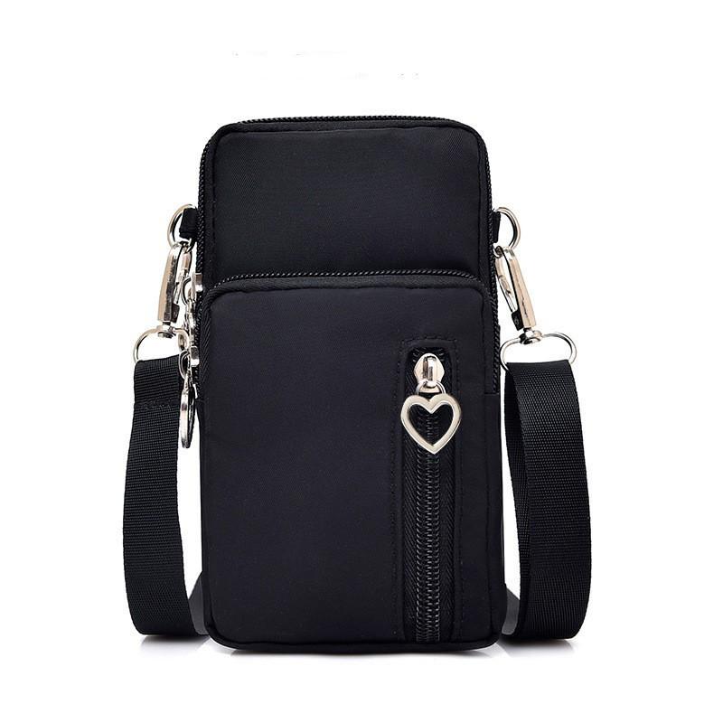 Waterproof Mobile Phone Bag Women s Mini Oxford Crossbody Bag Daily Multi-layer Zipper Purse Casual Outdoor Travel Nylon Bag Mini(Max Length 20cm)
Waterproof Mobile Phone Bag Women s Mini Oxford Crossbody Bag Daily Multi-layer Zipper Purse Casual Outdoor Travel Nylon Bag Mini(Max Length 20cm)