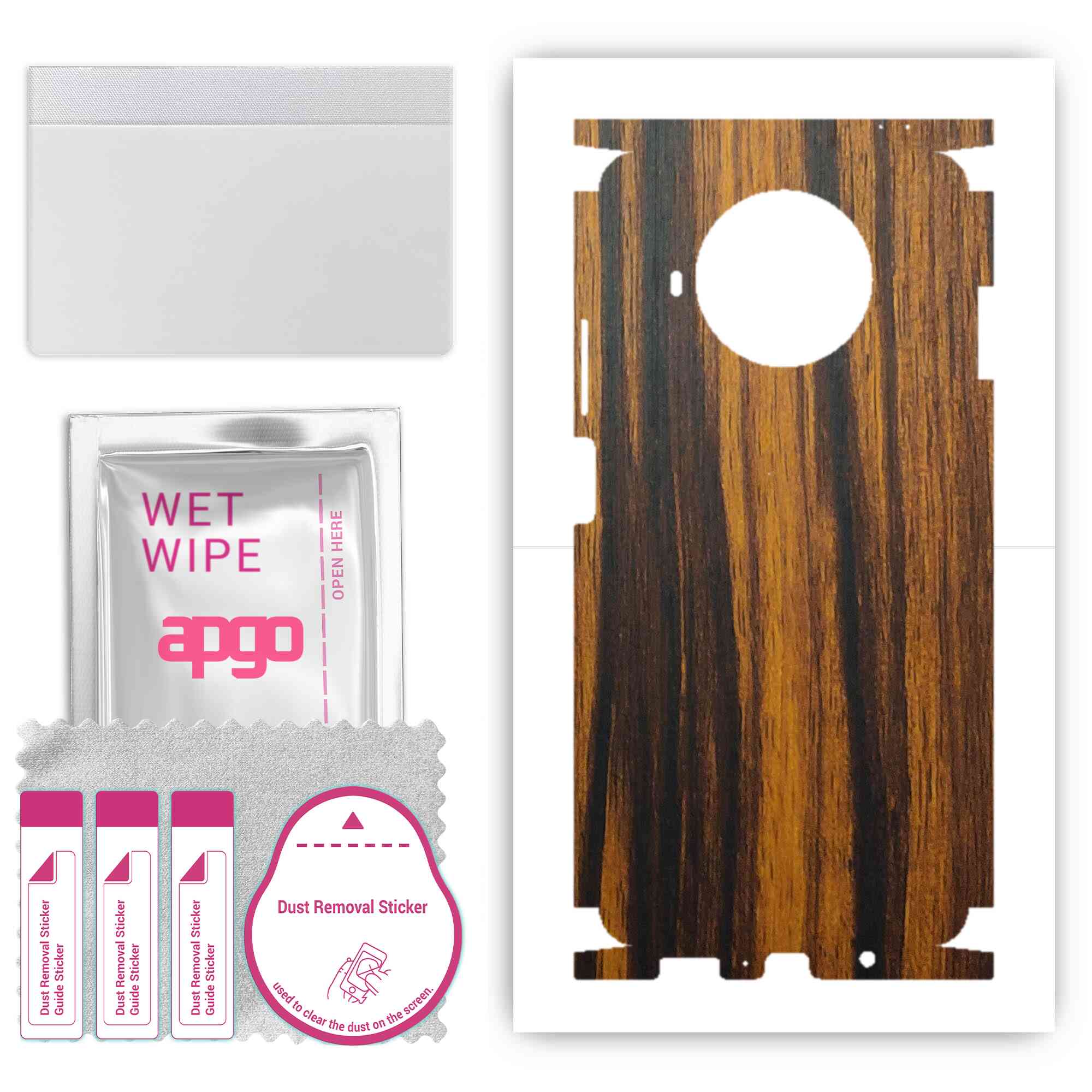apgo Protective Skin Sticker for the back+sides compatible with Xiaomi Redmi Note 9 Pro 5G, Full Wrap Film, Foil, Vinyl - Pattern Tigerwood
apgo Protective Skin Sticker for the back+sides compatible with Xiaomi Redmi Note 9 Pro 5G, Full Wrap Film, Foil, Vinyl - Pattern Tigerwood