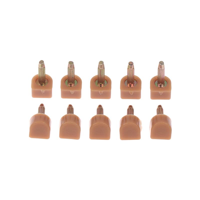 10Pcs Heel Repair Tips Pins Shoes Tips Taps Dowel Lifts Replacements Shoe Repair Heel Stoppers Protectors Accessories 9x9mm абрикосовий
10Pcs Heel Repair Tips Pins Shoes Tips Taps Dowel Lifts Replacements Shoe Repair Heel Stoppers Protectors Accessories 9x9mm абрикосовий