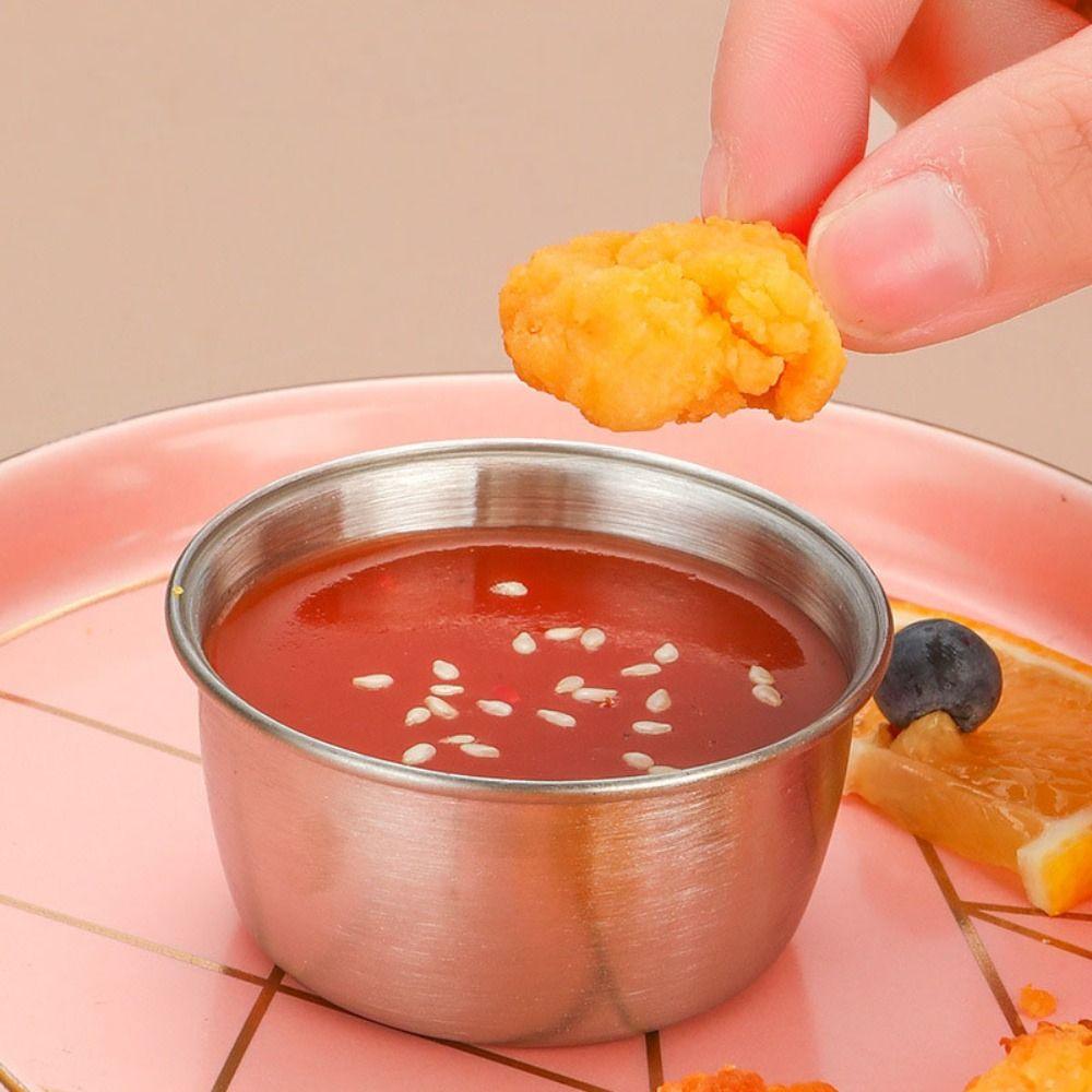 6Pcs 40ml Sauce Cup with Lid Dipping Bowl Small Sauce Seasoning Container Lunch 6pcs
6Pcs 40ml Sauce Cup with Lid Dipping Bowl Small Sauce Seasoning Container Lunch 6pcs