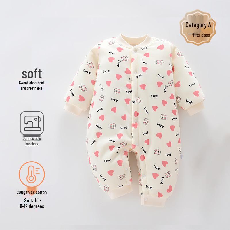 Plush Warm One-Piece Winter Suit for Newborns - 200g 80 cm
Plush Warm One-Piece Winter Suit for Newborns - 200g 80 cm