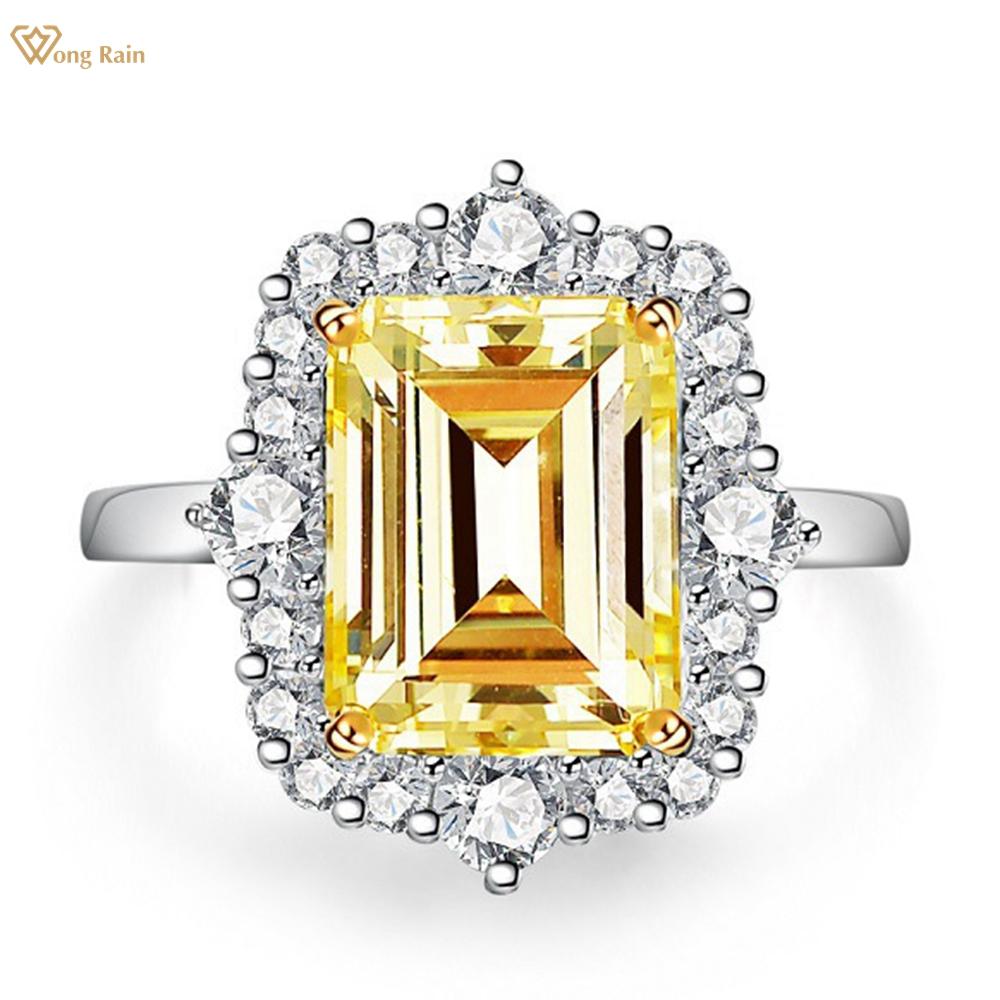 Wong Rain Роскошное твердое серебро 925 пробы изумрудной огранки 4 CT AAAAA Циркон Драгоценный камень Свадебное обручальное ювелирное изделие Классическое кольцо для женщин US 6 белый
Wong Rain Роскошное твердое серебро 925 пробы изумрудной огранки 4 CT AAAAA Циркон Драгоценный камень Свадебное обручальное ювелирное изделие Классическое кольцо для женщин US 6 белый