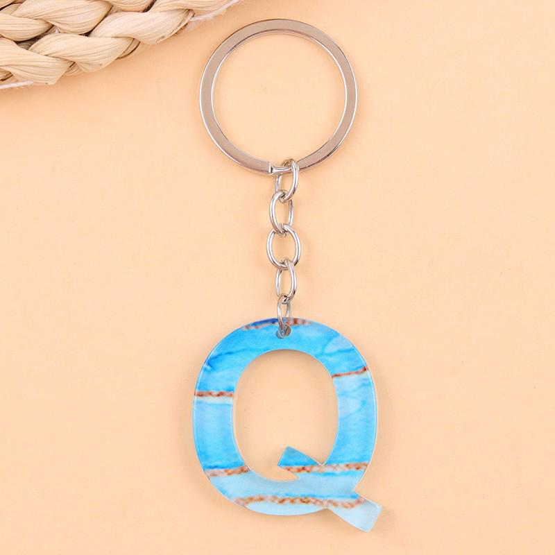Blue Ocean Print Acrylic Pendant with 26 English Letters - Fashionable Hanging Ornament
Blue Ocean Print Acrylic Pendant with 26 English Letters - Fashionable Hanging Ornament