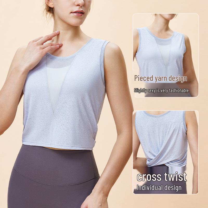 Women s Mesh Patchwork Yoga Vest - Breathable, Loose, Slimming, Outdoor Running Cover-Up Large
Women s Mesh Patchwork Yoga Vest - Breathable, Loose, Slimming, Outdoor Running Cover-Up Large