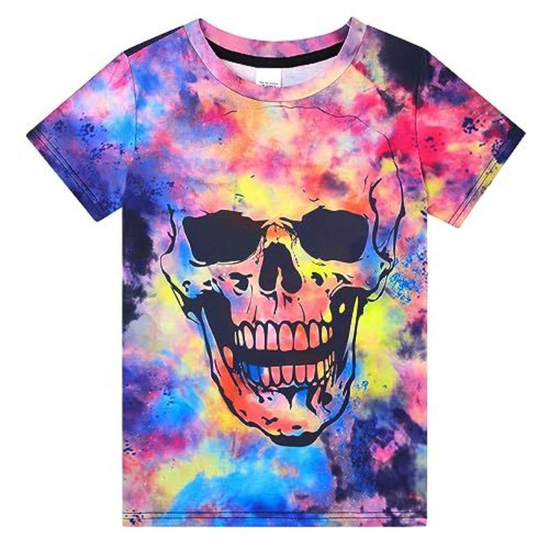 Summer 3D Digital Printed Children s Clothing Colorful Pigment Loose Casual Fashion Short Sleeved T-shirt 170
Summer 3D Digital Printed Children s Clothing Colorful Pigment Loose Casual Fashion Short Sleeved T-shirt 170