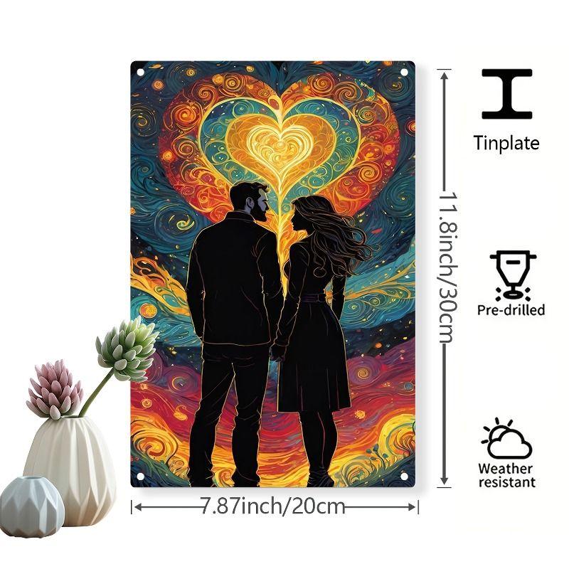 Vintage Valentine s Day Metal Decorative Painting Gift for Couples Bedroom Living Room Cafe
Vintage Valentine s Day Metal Decorative Painting Gift for Couples Bedroom Living Room Cafe