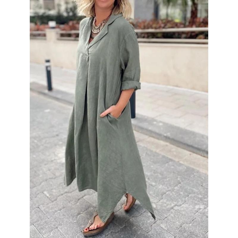 Ebya Amazon Women s Long Sleeve Dress Loose Plus Size Shirt Bohemian Ankle Versatile Temperament Commuter 5XL світло-зелений колір
Ebya Amazon Women s Long Sleeve Dress Loose Plus Size Shirt Bohemian Ankle Versatile Temperament Commuter 5XL світло-зелений колір