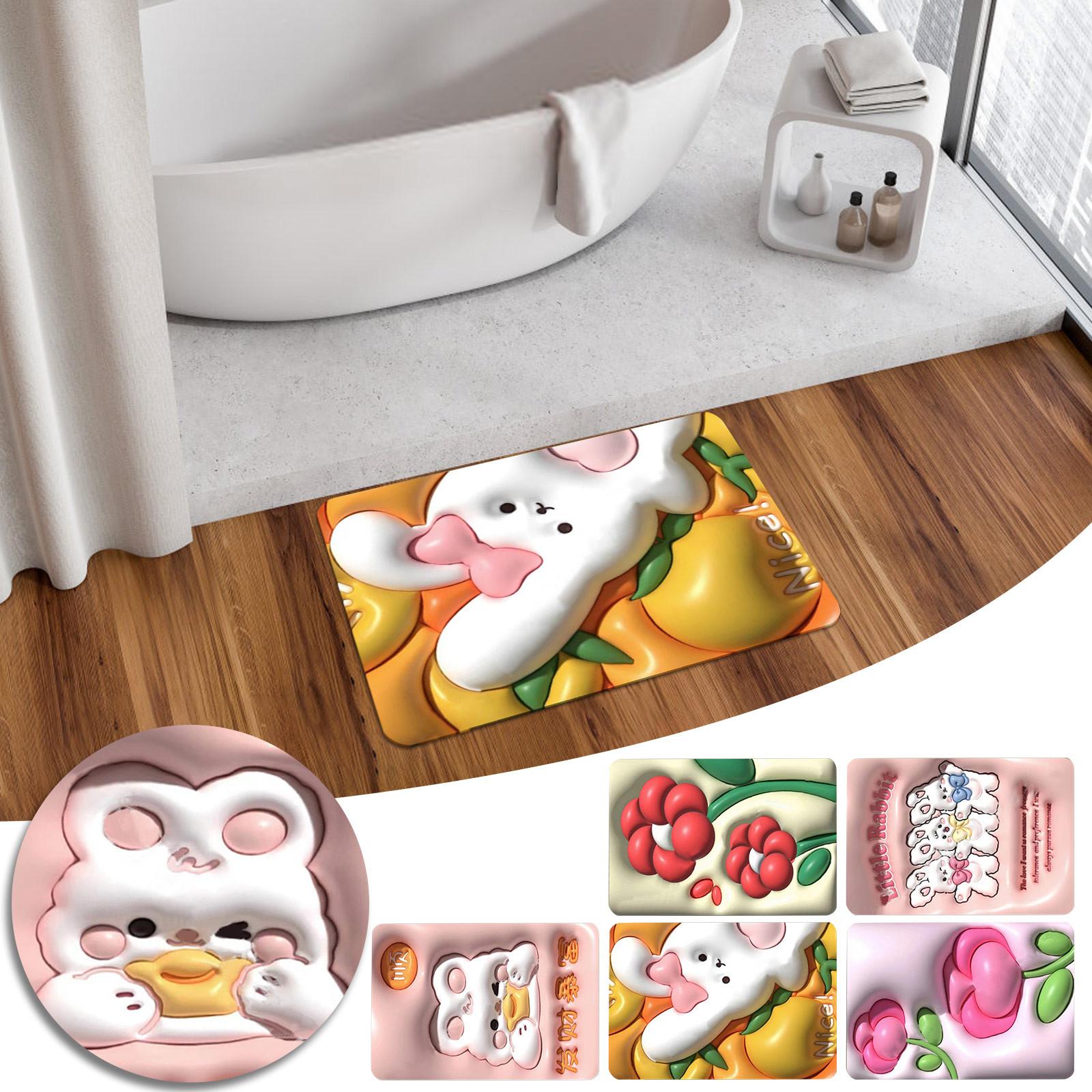 Мягкий коврик из диатомовой грязи, расширенный маленький цветок, 3D Vision, нескользящий напольный коврик для ванной и туалета
Мягкий коврик из диатомовой грязи, расширенный маленький цветок, 3D Vision, нескользящий напольный коврик для ванной и туалета