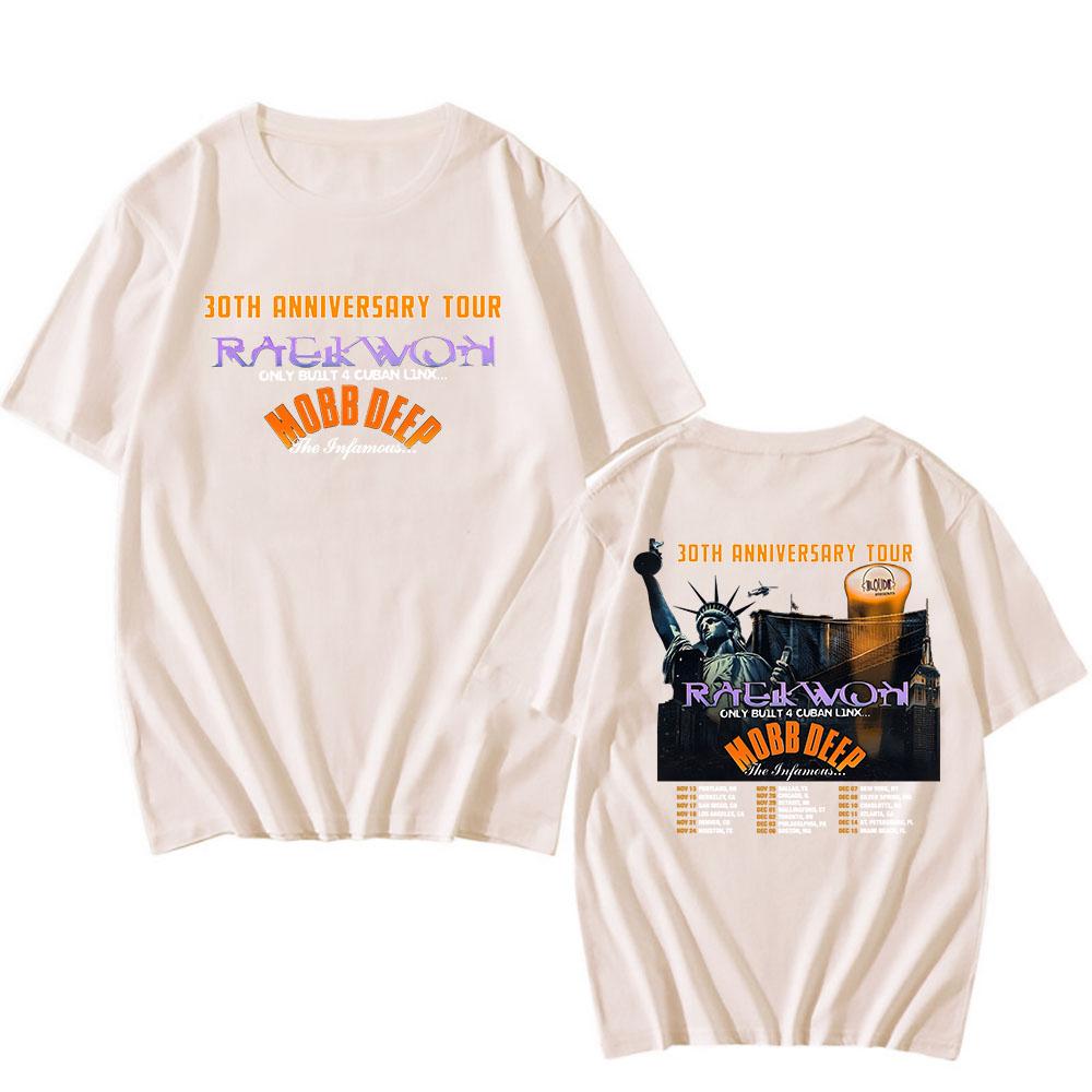 Футболка Raekwon & Mobb Deep 30th Anniversary Tour, коротка, бавовняна, чоловіча, унісекс, хіп-хоп, вуличний одяг, з графічним принтом M
Футболка Raekwon & Mobb Deep 30th Anniversary Tour, коротка, бавовняна, чоловіча, унісекс, хіп-хоп, вуличний одяг, з графічним принтом M