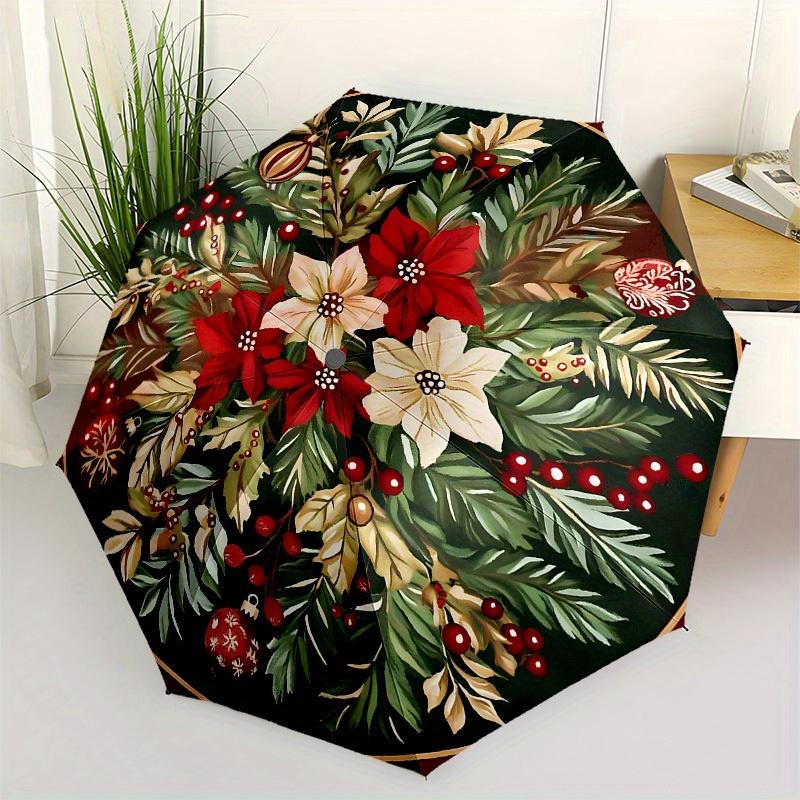 1pc Christmas Floral Arrangement Umbrella with Plastic Handle,Suitable for All Seasons Home Travel Outdoor UmbrellaB1684
1pc Christmas Floral Arrangement Umbrella with Plastic Handle,Suitable for All Seasons Home Travel Outdoor UmbrellaB1684