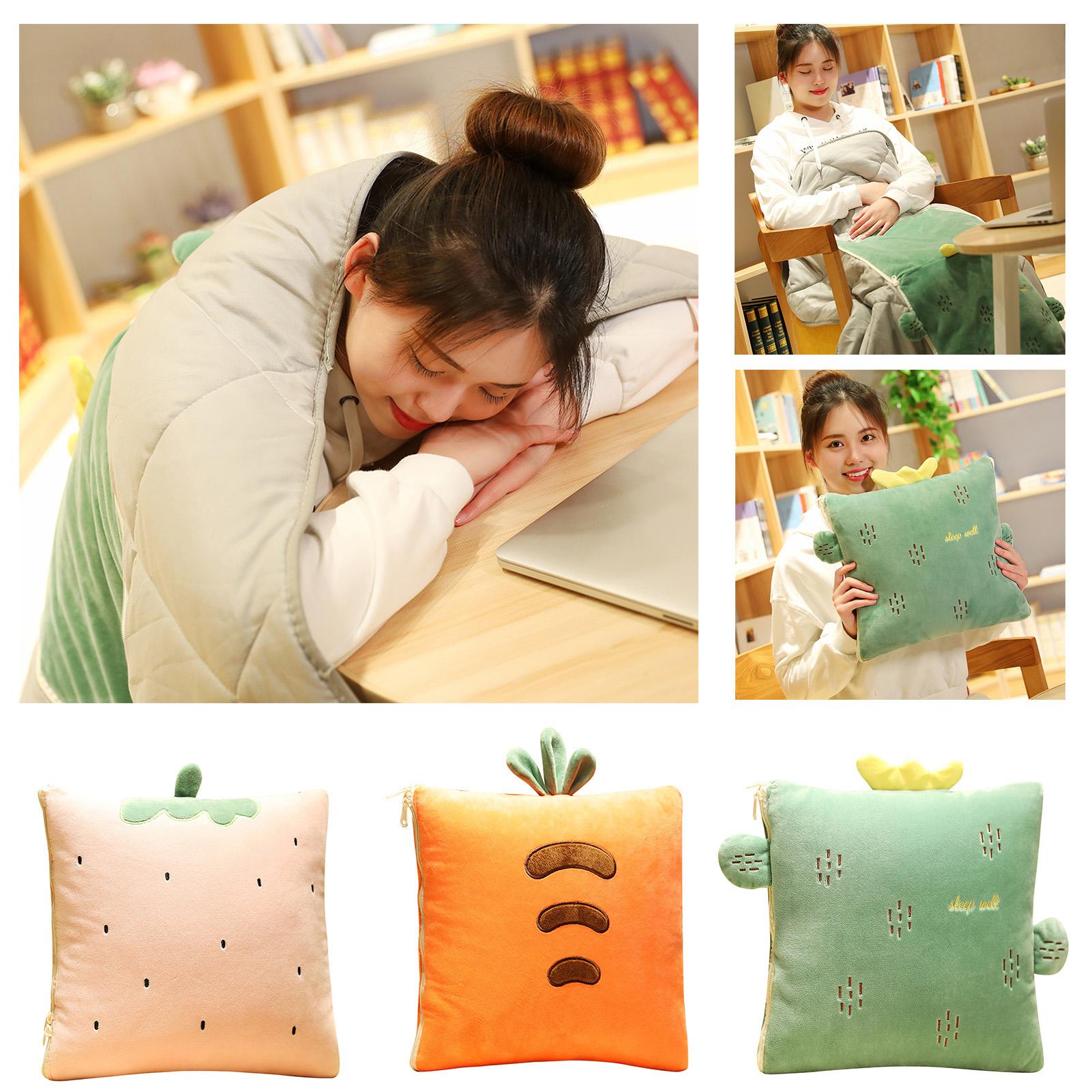2-in-1 Blanket Pillow Foldable Blanket Extend Throw Pillows for Home Office Car Safa
2-in-1 Blanket Pillow Foldable Blanket Extend Throw Pillows for Home Office Car Safa