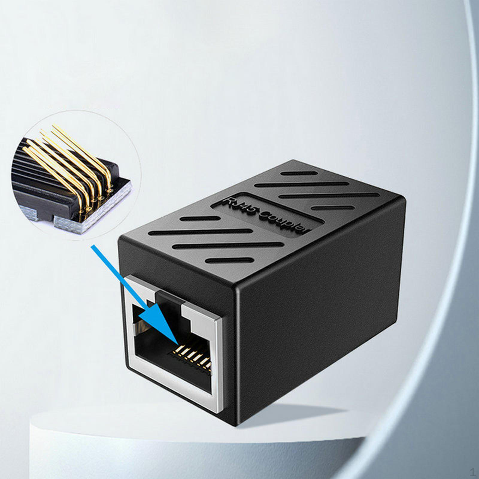 2Pcs RJ45 Coupler Ethernet Extender Multipurpose Computer Cable Connector Practical Network
2Pcs RJ45 Coupler Ethernet Extender Multipurpose Computer Cable Connector Practical Network