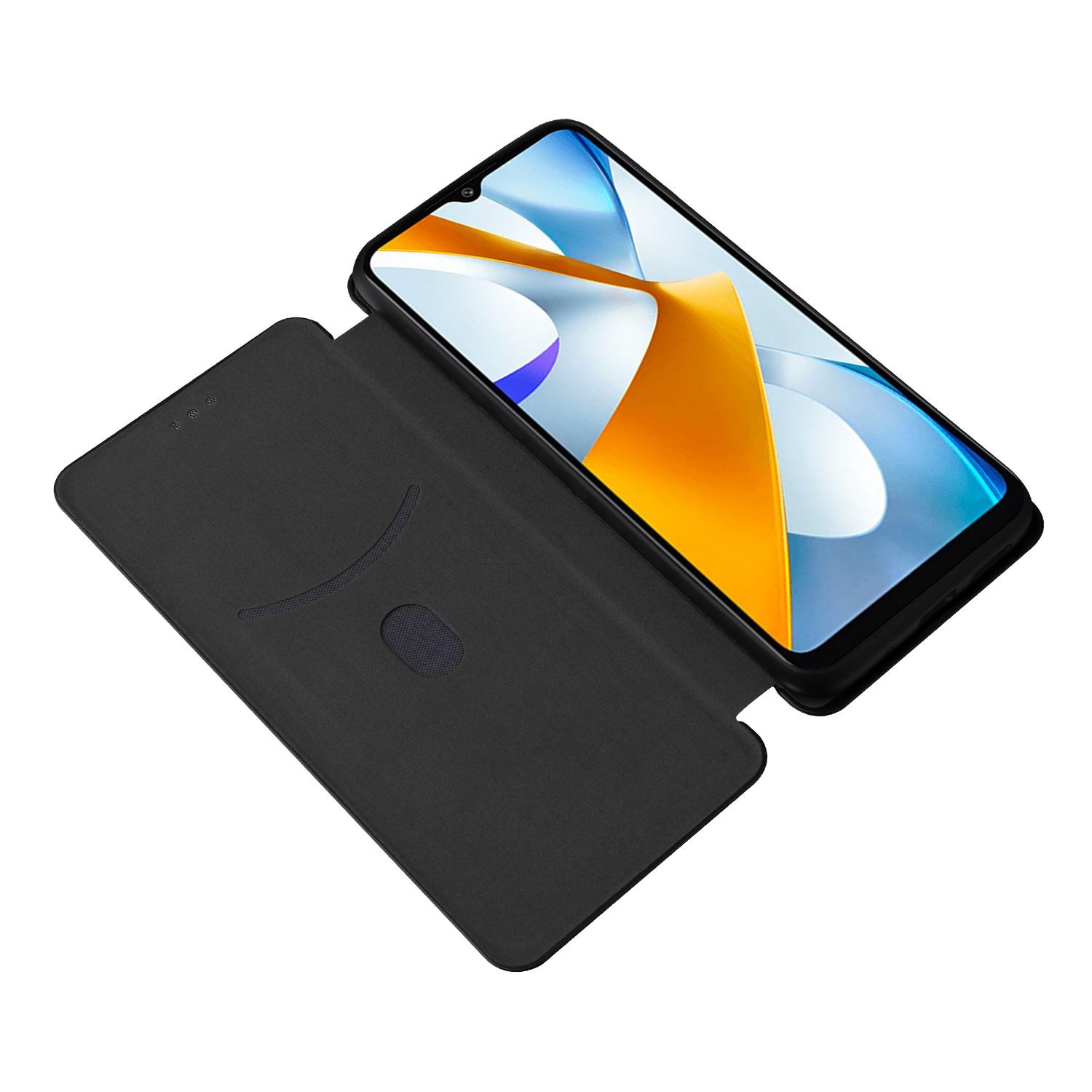 For Xiaomi Poco C40 4G Anti-scratch Carbon Fiber Texture Smartphone Case PU Leather Magnetic Auto-absorbed Stand Card Holder Phone Shell Black
For Xiaomi Poco C40 4G Anti-scratch Carbon Fiber Texture Smartphone Case PU Leather Magnetic Auto-absorbed Stand Card Holder Phone Shell Black