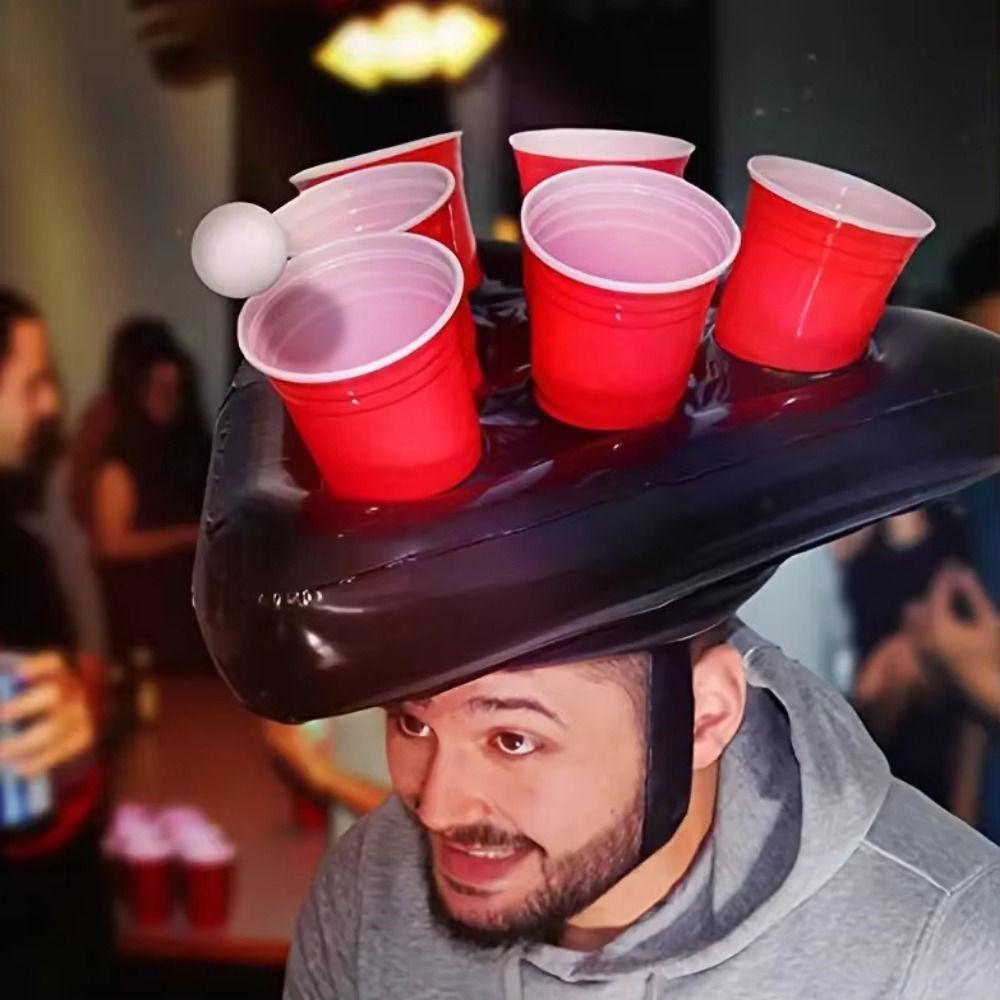 Six Holes Inflatable Beer Hat Ring Toss Game Hat Ball Throwing Toy Family Activity чорний
Six Holes Inflatable Beer Hat Ring Toss Game Hat Ball Throwing Toy Family Activity чорний