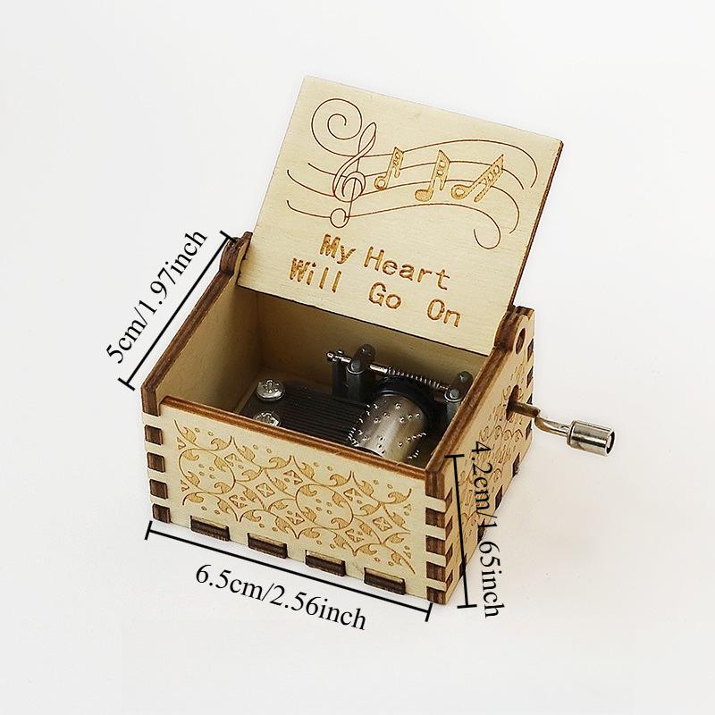 Wooden Hand Cranked Music Box Retro Light Luxury Exquisite Carving Wooden Music Box Exquisite Birthday Gift
Wooden Hand Cranked Music Box Retro Light Luxury Exquisite Carving Wooden Music Box Exquisite Birthday Gift