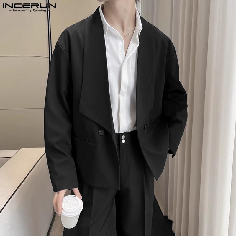 INCERUN Spring Men Lapel Neck Long Sleeve Solid Color Casual Loose Unlined Blazer Coats 4XL бежевый
INCERUN Spring Men Lapel Neck Long Sleeve Solid Color Casual Loose Unlined Blazer Coats 4XL бежевый