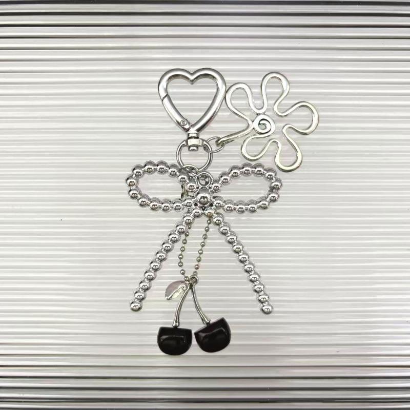 Брелок с бантиком, вишневой бусиной и вишневой подвеской, ювелирное украшение для девушки, женщины, подарок, украшение для подарочного пакета чёрный
Брелок с бантиком, вишневой бусиной и вишневой подвеской, ювелирное украшение для девушки, женщины, подарок, украшение для подарочного пакета чёрный