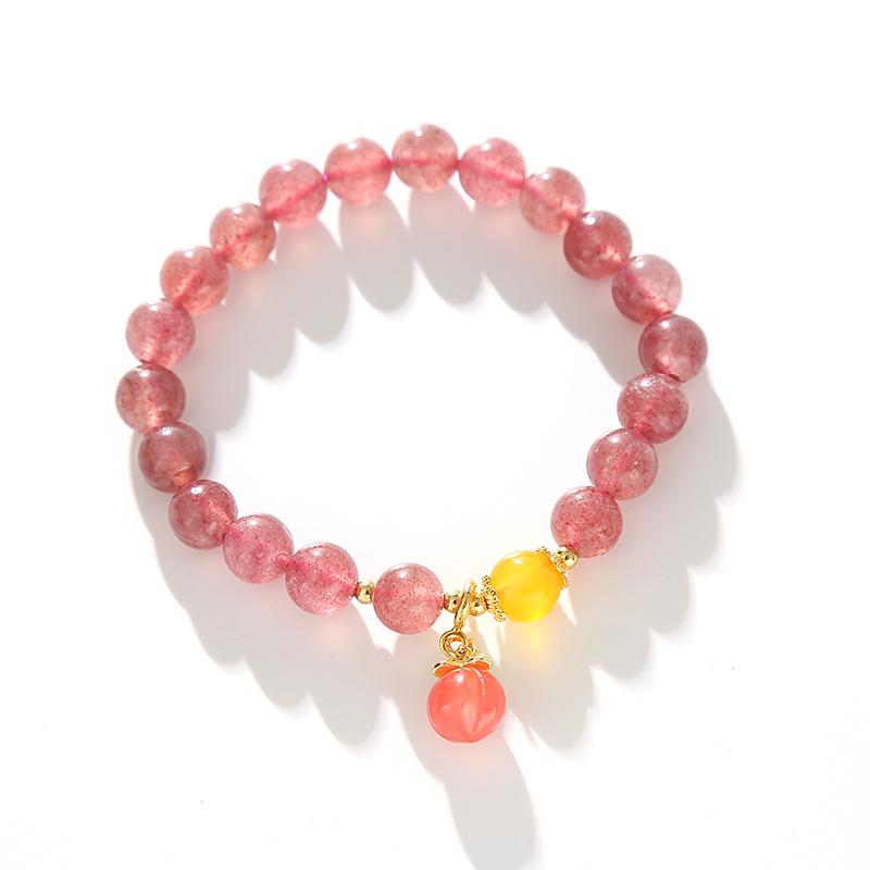 Strawberry crystal bracelet Bangles Women Fashion Jewelry accessories Gift
Strawberry crystal bracelet Bangles Women Fashion Jewelry accessories Gift