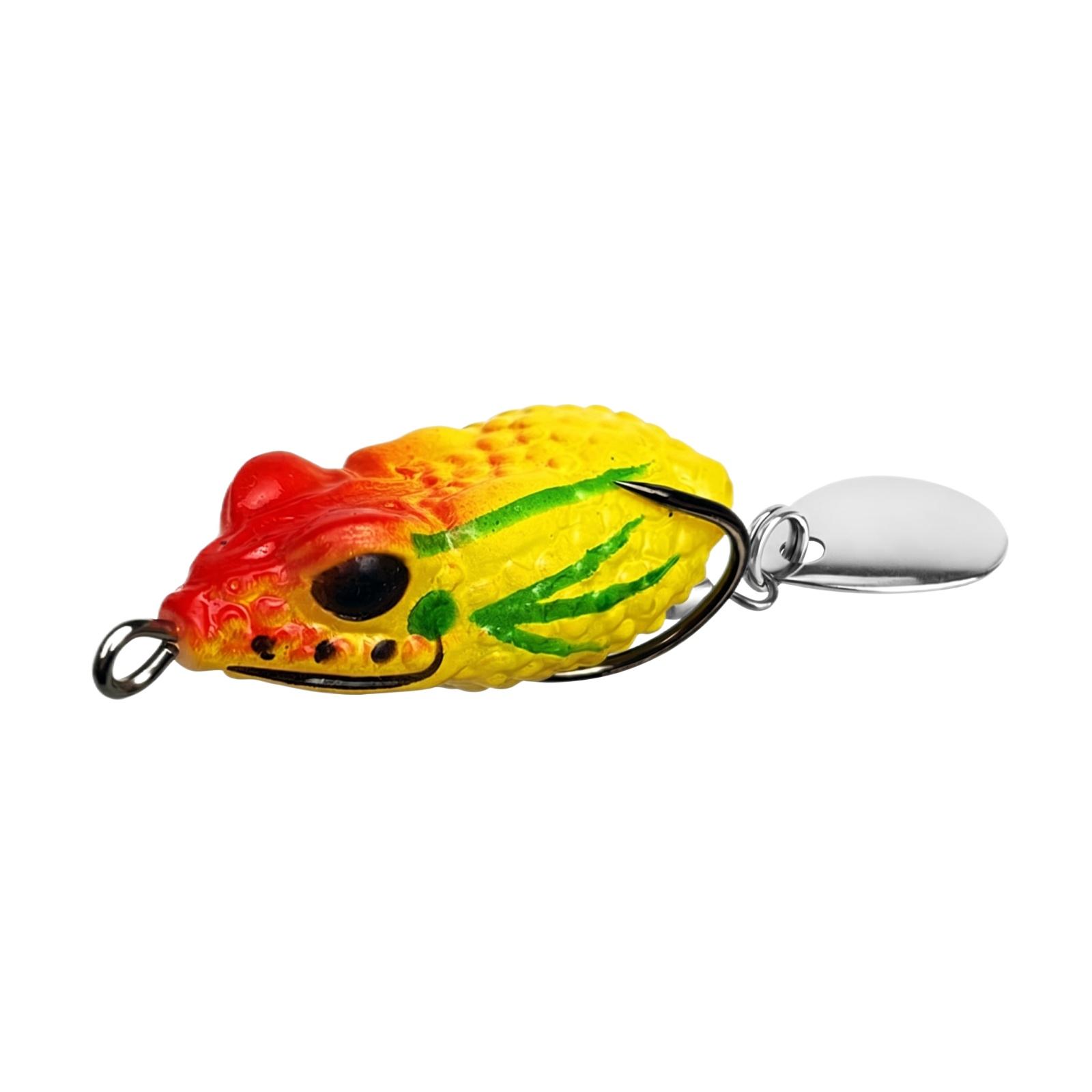 Soft Frog with Weedless Design for Snakehead and Fishing Topwater Realistic Body Shape 5g Single Piece one size
Soft Frog with Weedless Design for Snakehead and Fishing Topwater Realistic Body Shape 5g Single Piece one size