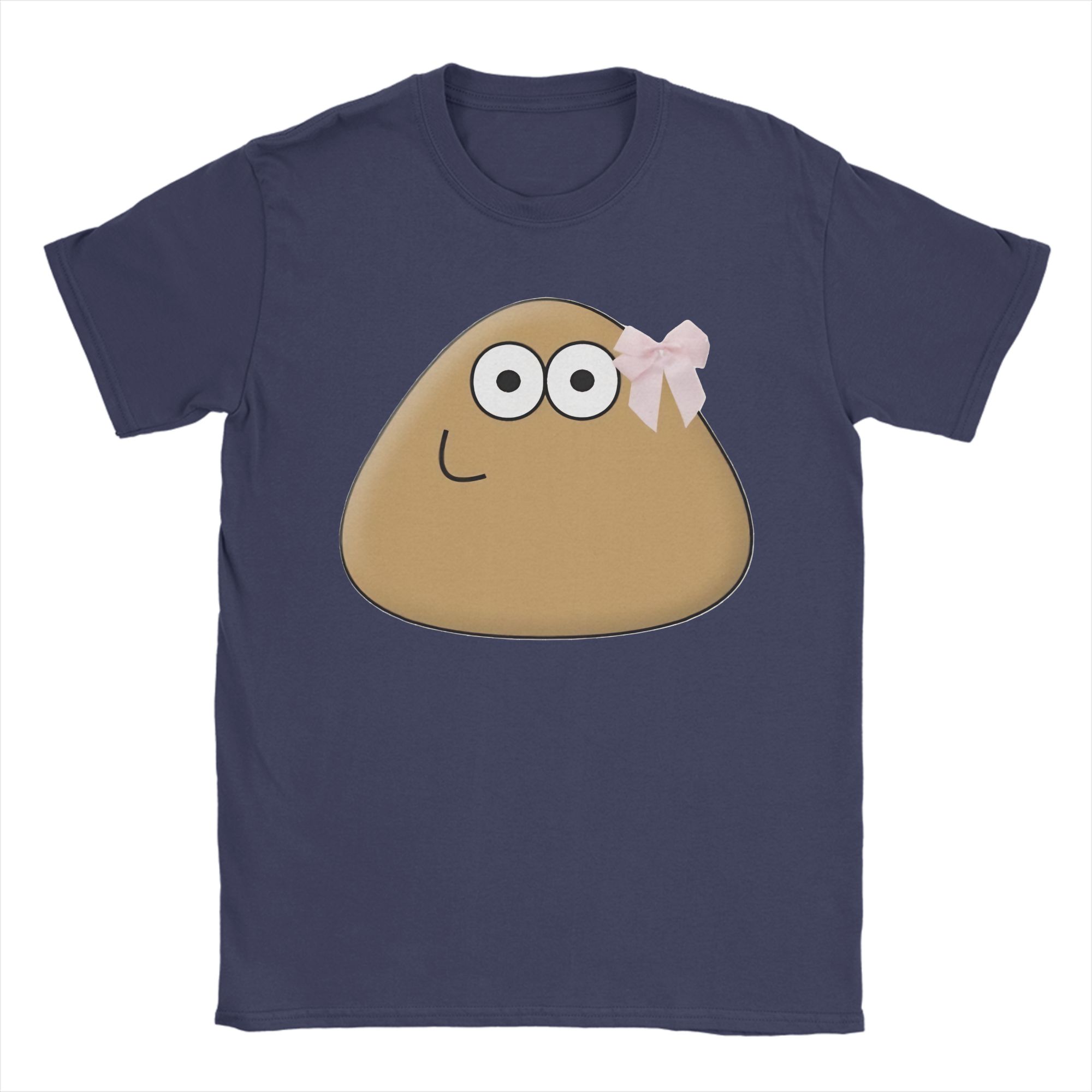 Retro Pink Bow Pou Smiling Adult Pou Brown Alien Mobile Pet Tshirts Unisex Round Neck Short Sleeve Tops Cotton Summer Clothes 4XL
Retro Pink Bow Pou Smiling Adult Pou Brown Alien Mobile Pet Tshirts Unisex Round Neck Short Sleeve Tops Cotton Summer Clothes 4XL