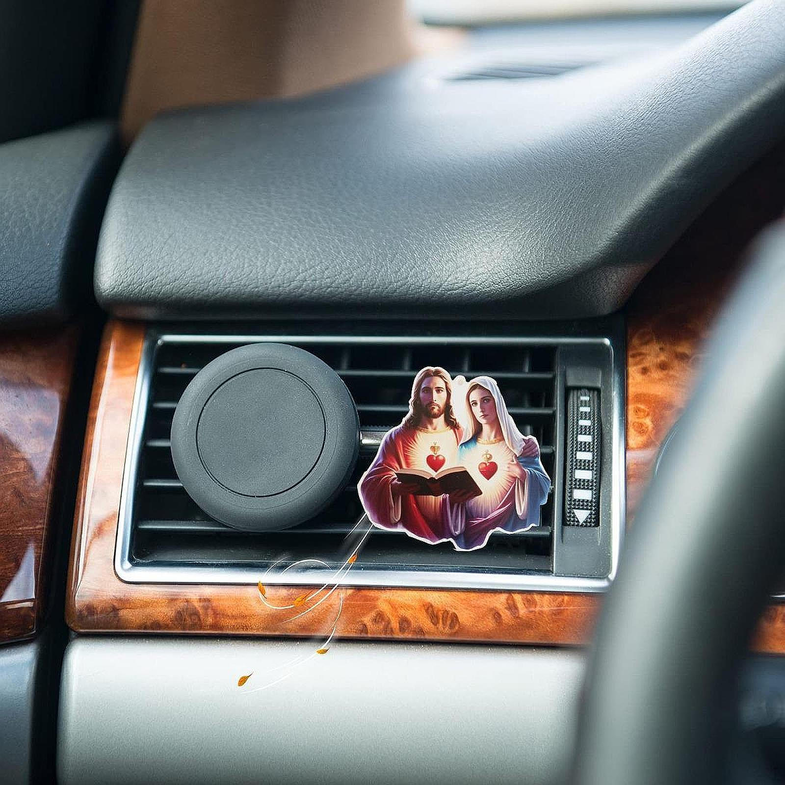 Car Air Outlet Clip 2D Ornament Jesus and Wife Shape Convenient Unique Accessories for Women Girl
Car Air Outlet Clip 2D Ornament Jesus and Wife Shape Convenient Unique Accessories for Women Girl