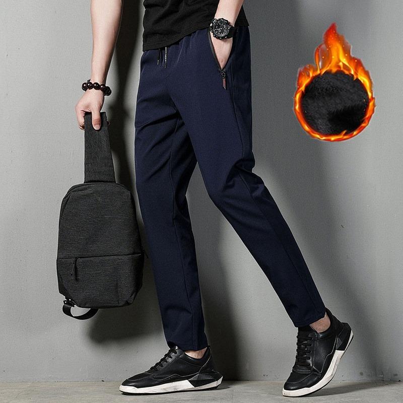 Осень и зима Сто повседневных брюк Мужские свободные прямые брюки Спортивные корейская версия тренда узких брюк Мужские XXXL синий
Осень и зима Сто повседневных брюк Мужские свободные прямые брюки Спортивные корейская версия тренда узких брюк Мужские XXXL синий