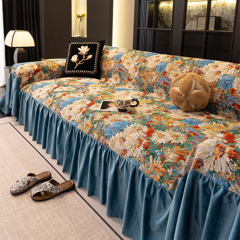 Французский ретро чехол для дивана, универсальная нескользящая подушка для сиденья на все сезоны, романтичный чехол для дивана с масляной живописью, большой чехол с полной юбкой 90*90cm
Французский ретро чехол для дивана, универсальная нескользящая подушка для сиденья на все сезоны, романтичный чехол для дивана с масляной живописью, большой чехол с полной юбкой 90*90cm