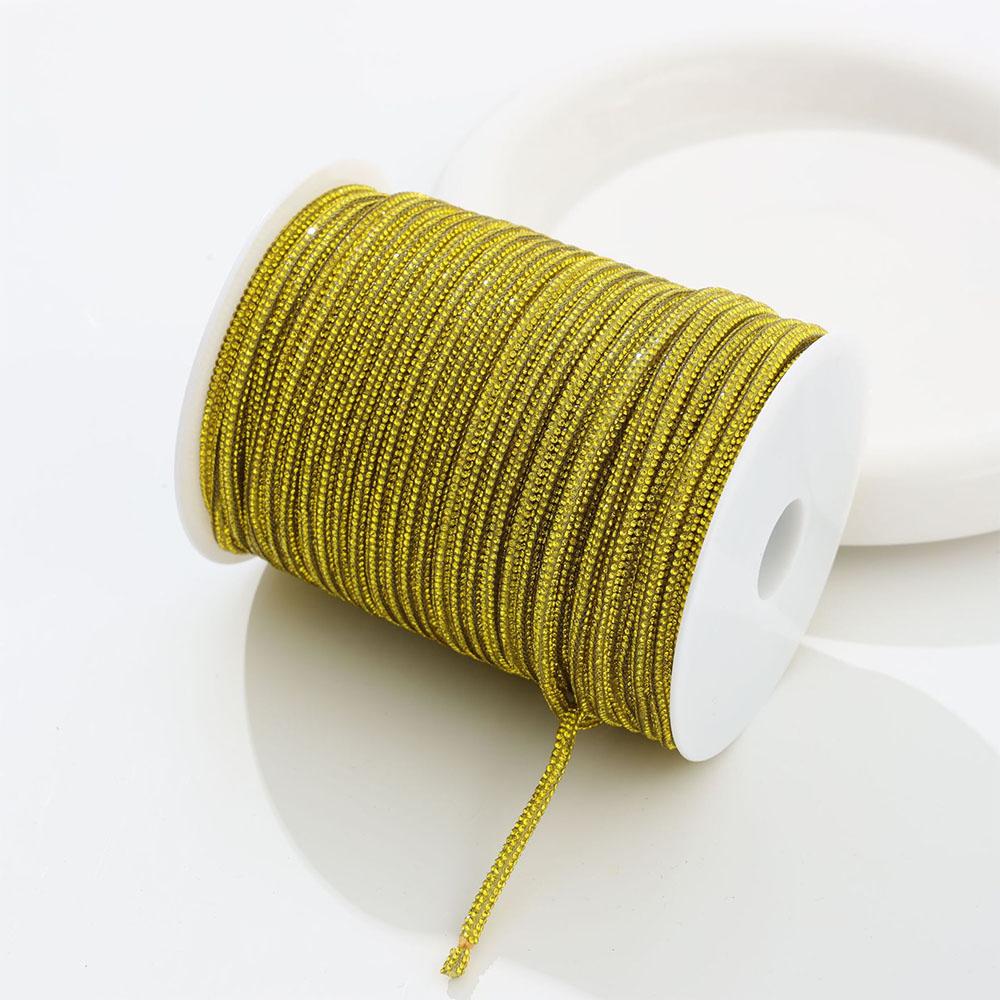 4mm Sparkly Rhinestone Cord Softness Tube String Trimming for Hoodies Trouser Drawstring DIY Dresses Shoes Bags Party Decoration 1 Yard жовтий
4mm Sparkly Rhinestone Cord Softness Tube String Trimming for Hoodies Trouser Drawstring DIY Dresses Shoes Bags Party Decoration 1 Yard жовтий