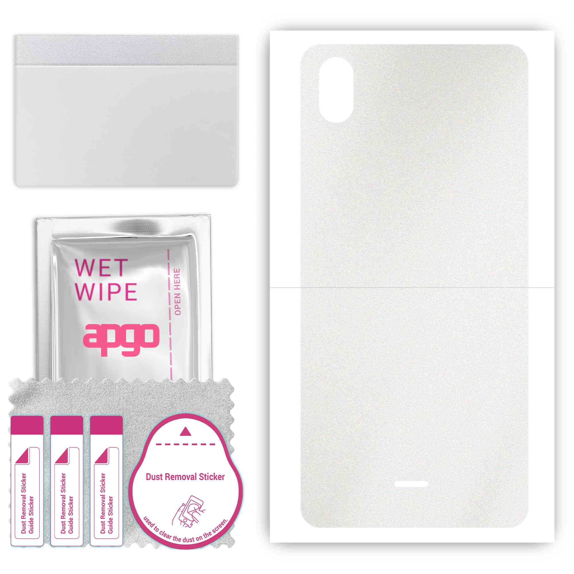 apgo Protective Skin Sticker for the back compatible with Wiko Y61, Wrap Film, Foil, Vinyl - Pattern Matte Transparent
apgo Protective Skin Sticker for the back compatible with Wiko Y61, Wrap Film, Foil, Vinyl - Pattern Matte Transparent