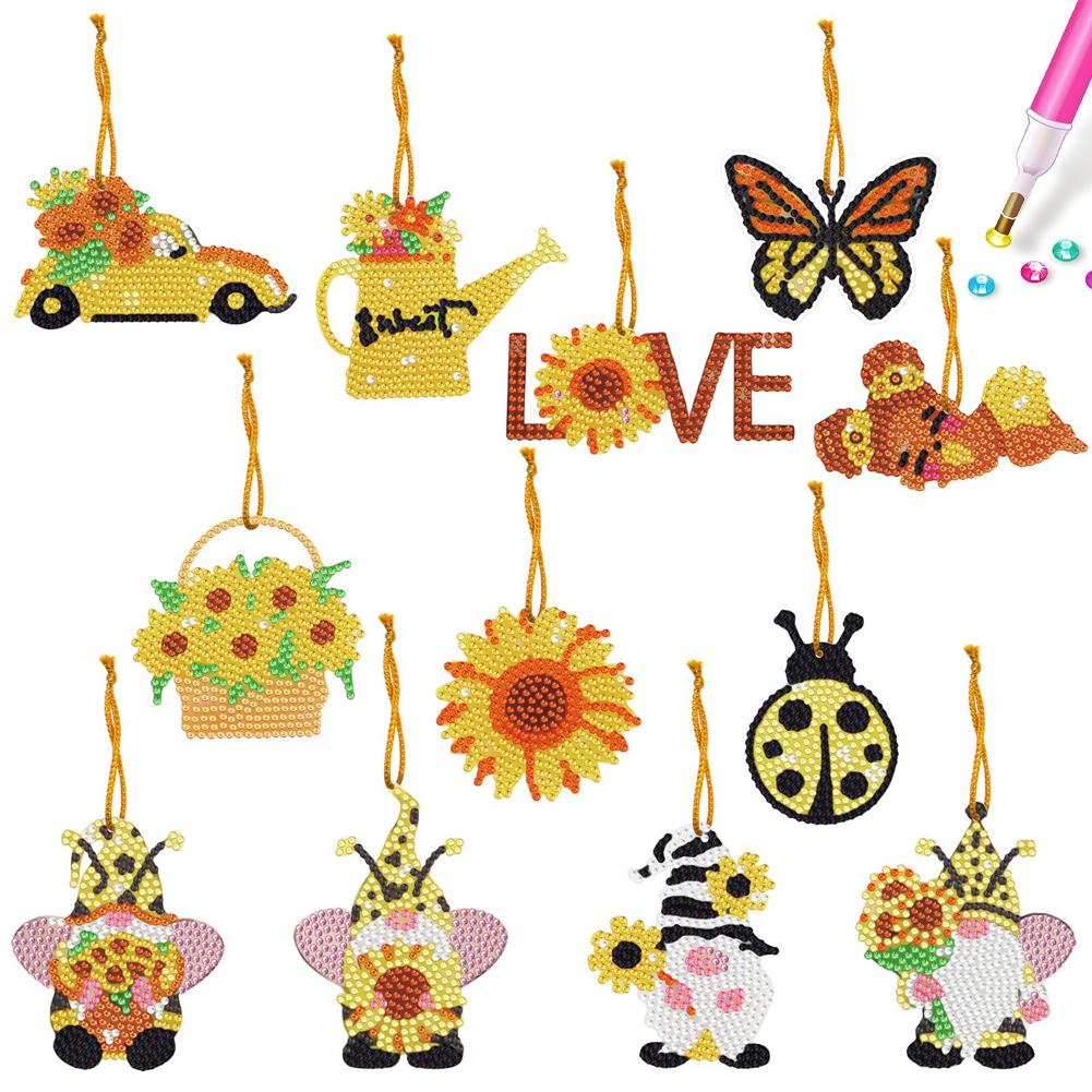 10pcs Christmas Theme 2D/Flat DIY Special Shape Rhinestone Diamond Art Window Pendants Diamond Painting Set Diamond Art Pendant
10pcs Christmas Theme 2D/Flat DIY Special Shape Rhinestone Diamond Art Window Pendants Diamond Painting Set Diamond Art Pendant