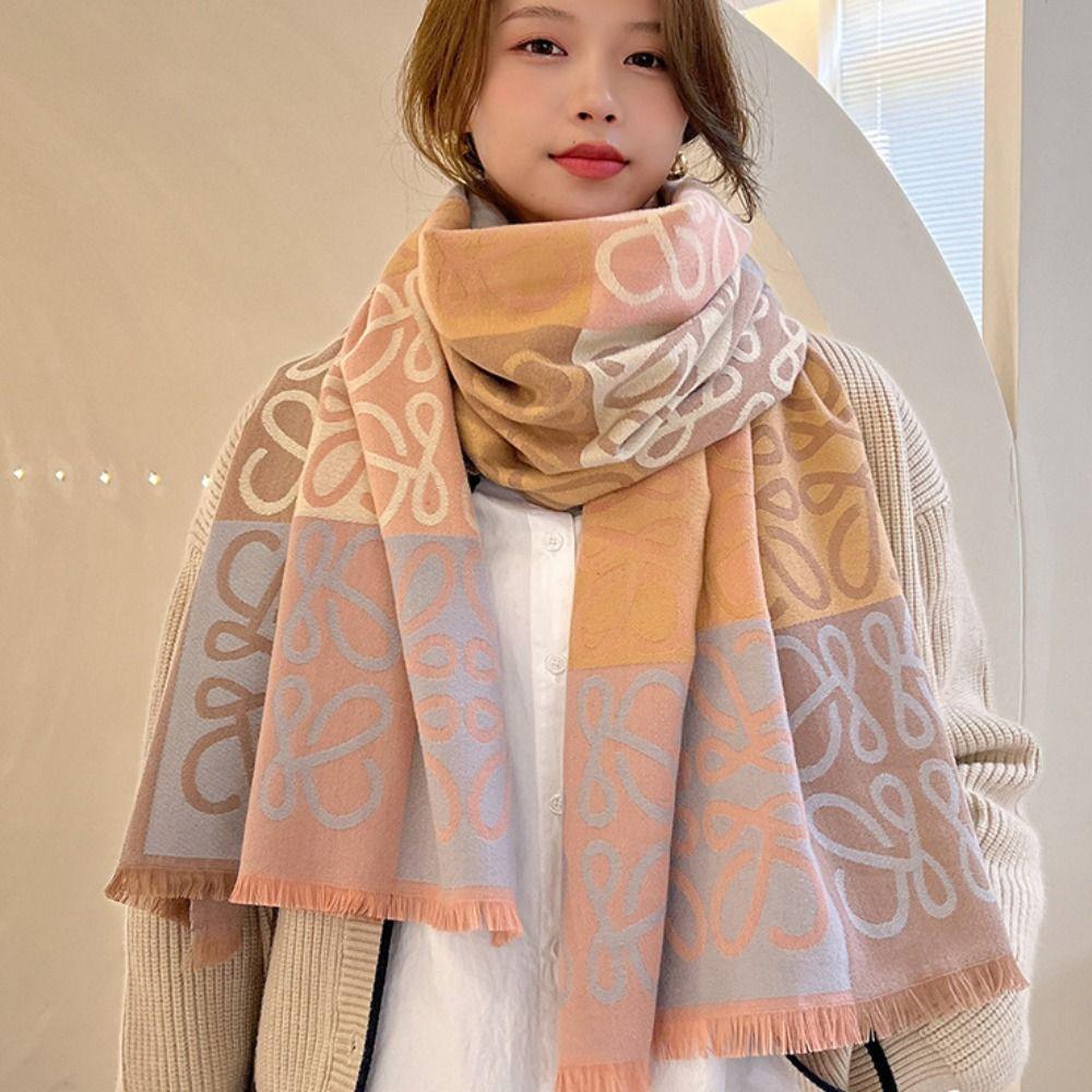 Patchwork Long Warm Lattice Shawl Soft Winter Neck Scarf Elegant Plaid Knitted Scarf Outdoor
Patchwork Long Warm Lattice Shawl Soft Winter Neck Scarf Elegant Plaid Knitted Scarf Outdoor