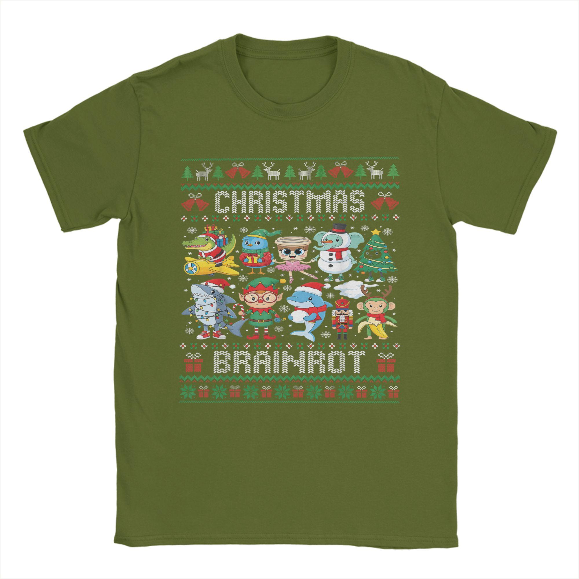 Funny Christmas Italian Brain Rot Italian Brainrot T-Shirts Men Tee Shirt Round Collar Short Sleeve T Shirt New Arrival Clothes 4XL
Funny Christmas Italian Brain Rot Italian Brainrot T-Shirts Men Tee Shirt Round Collar Short Sleeve T Shirt New Arrival Clothes 4XL