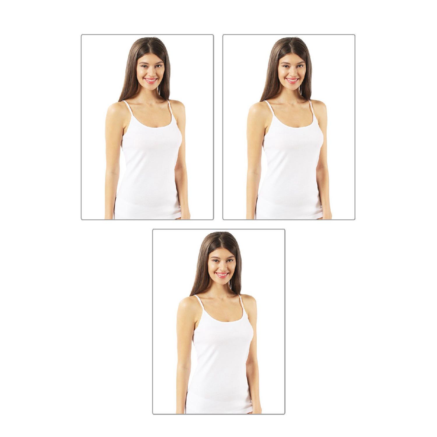 zkan 0107 3 Pack Women s 100% Cotton Ribbed Flexible Comfortable Rope Strap Knitted Undershirt S белый
zkan 0107 3 Pack Women s 100% Cotton Ribbed Flexible Comfortable Rope Strap Knitted Undershirt S белый