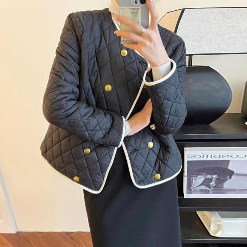 Короткое хлопковое пальто с ромбовидной стежкой, женская простая и стильная версия M
Короткое хлопковое пальто с ромбовидной стежкой, женская простая и стильная версия M